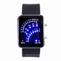 Mode Silikon Band Binary Uhren, LED Uhren Frauen